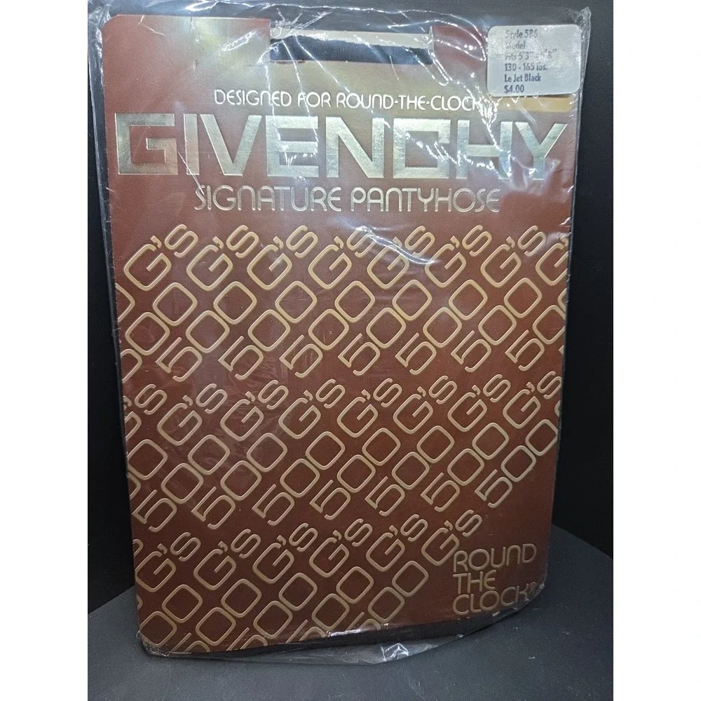 Givenchy‎ Hosiery Signature Pantyhose Le Jet Back Style 586 